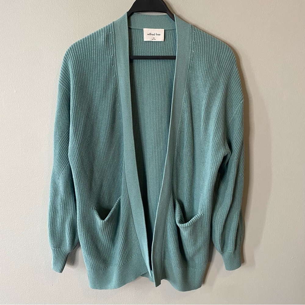 Aritzia Wilfred Free Oversized Unwind Cardigan - Picture 3 of 7